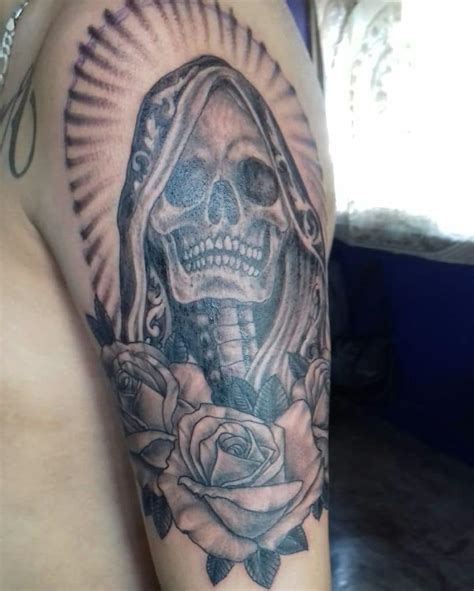 45 Mejores Tatuajes de la Santa Muerte con Significados